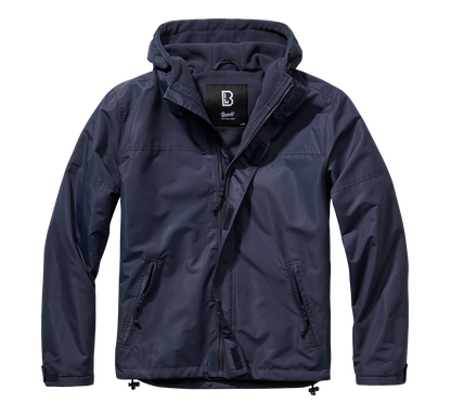 Brandit Fleece-lined Full Zip Windbreaker navy