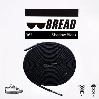 Shadow Black Shoelaces
