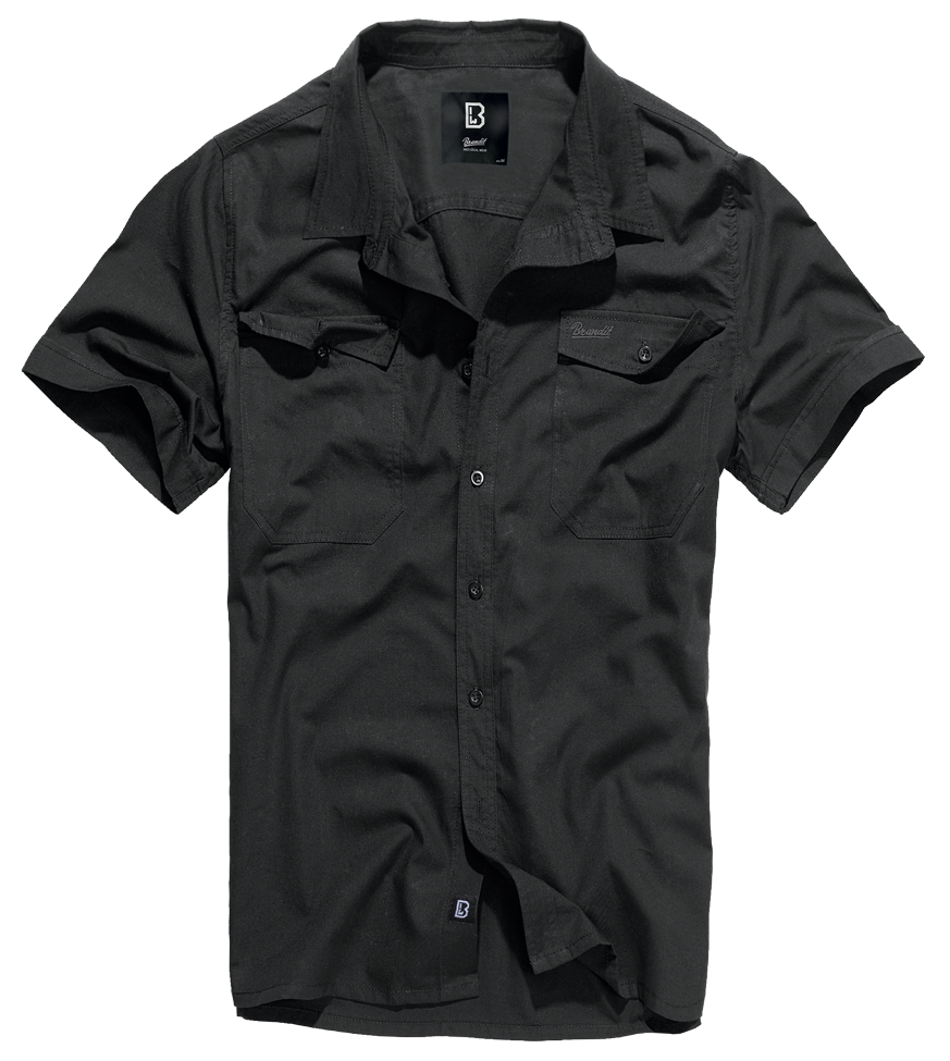 Brandit Essential Shirt Short Sleeve in black