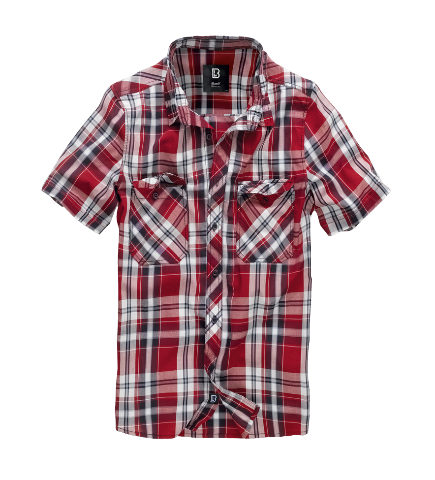Brandit Essential Shirt Short Sleeve in red