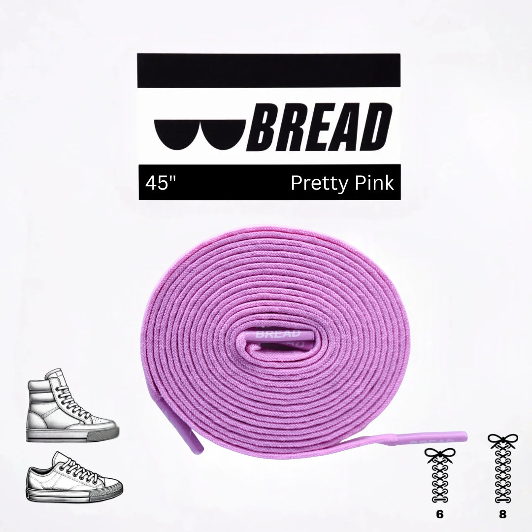 Pink Stretch Shoelaces