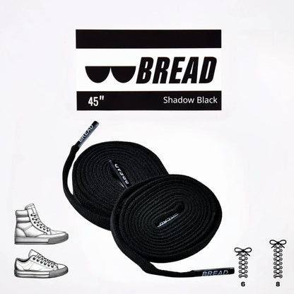 Shadow Black Shoelaces