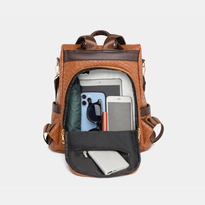 affordable pu mini backpack Faux Leather Mini Backpack and Bag – Plain Clothing Store