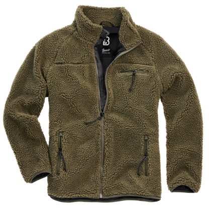 Brandit Fleece Full Zip Jacket olive