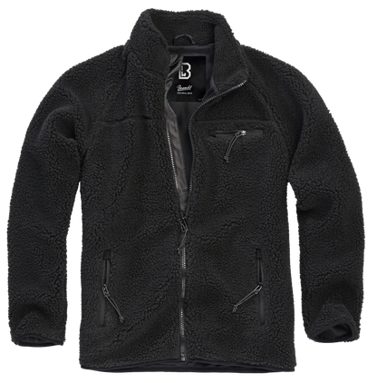 Brandit Fleece Full Zip Jacket black