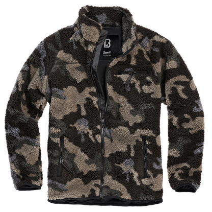 Brandit Fleece Full Zip Jacket camo