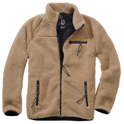 Brandit Fleece Full Zip Jacket camel