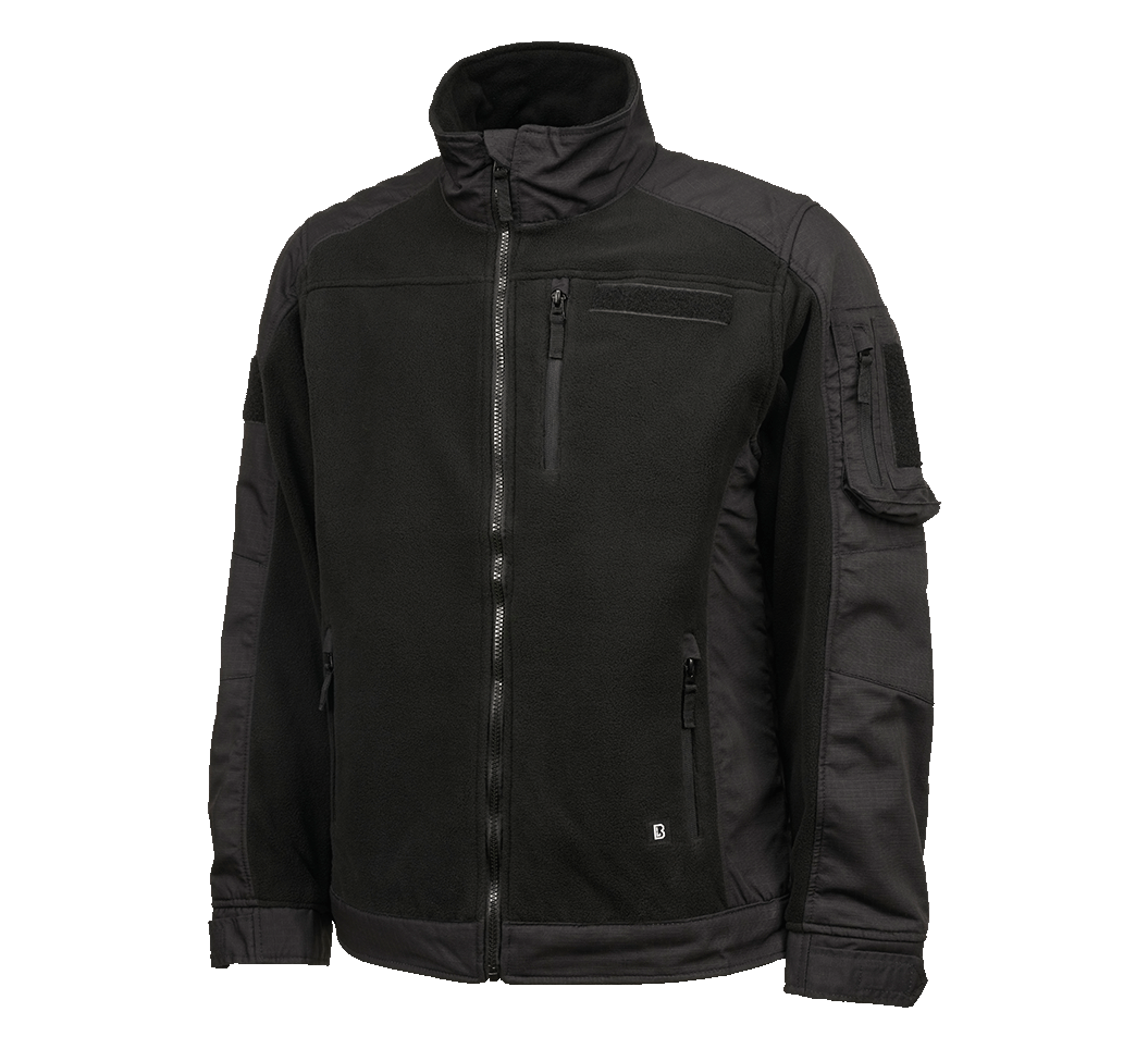 Brandit Ripstop Fleece Jacket black