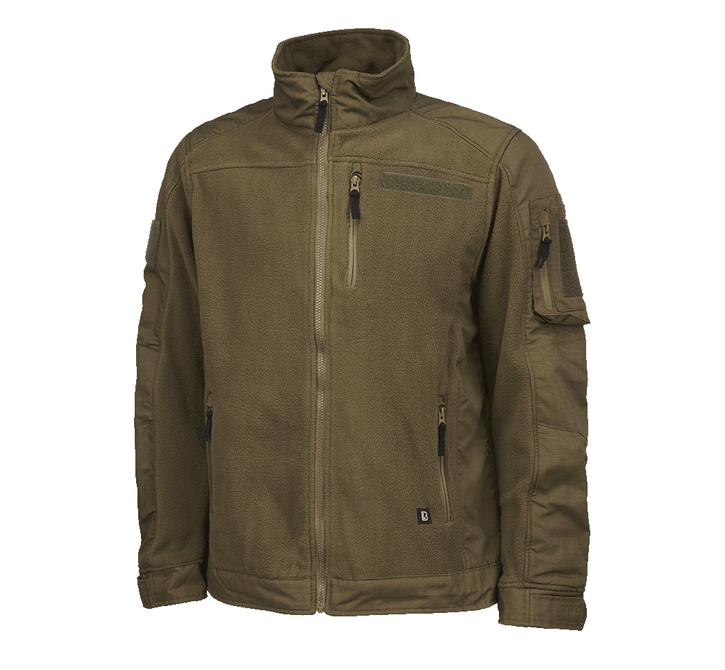 Brandit Ripstop Fleece Jacket olive