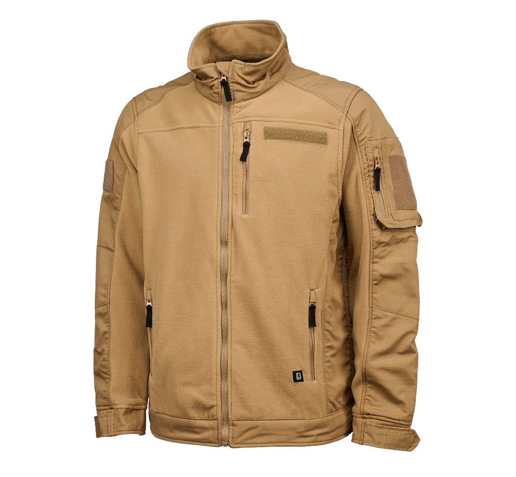 Brandit Ripstop Fleece Jacket camel