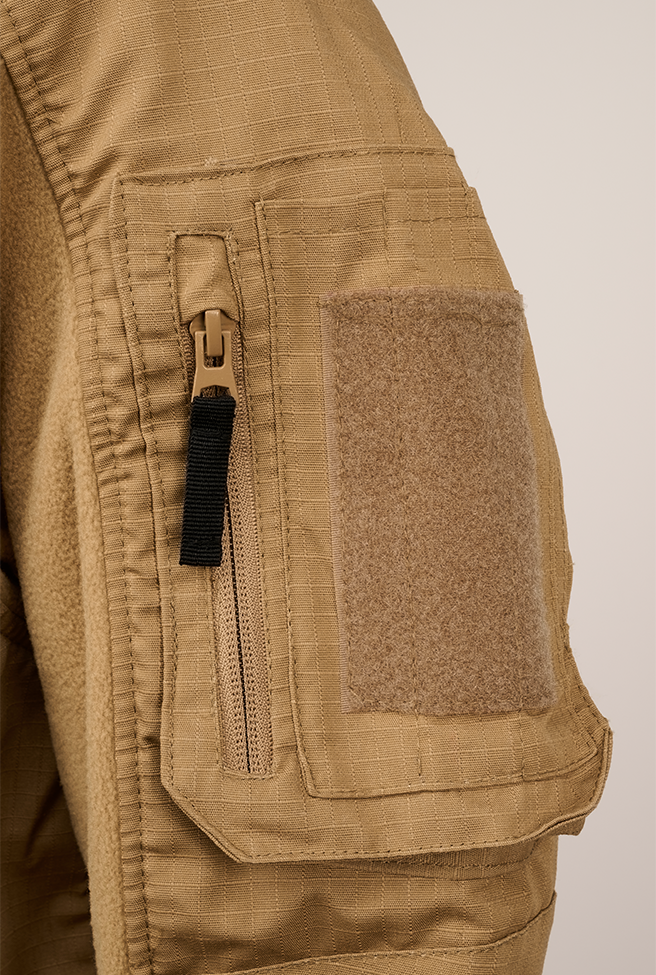 Brandit Ripstop Fleece Jacket arm patch