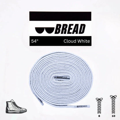 Cloud White Shoelaces