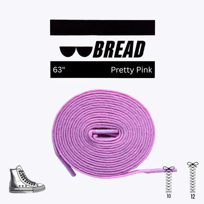 Pink Stretch Shoelaces