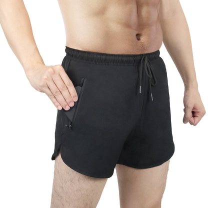 Men's Quick Dry Athletic Shorts black front
