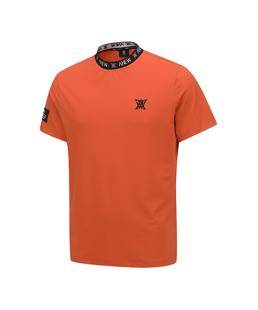 Orange Men's ANEW Golf Polo Shirt front