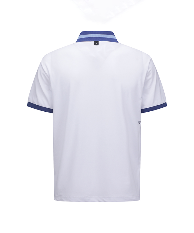 Cream Men's ANEW Golf Polo Shirt back