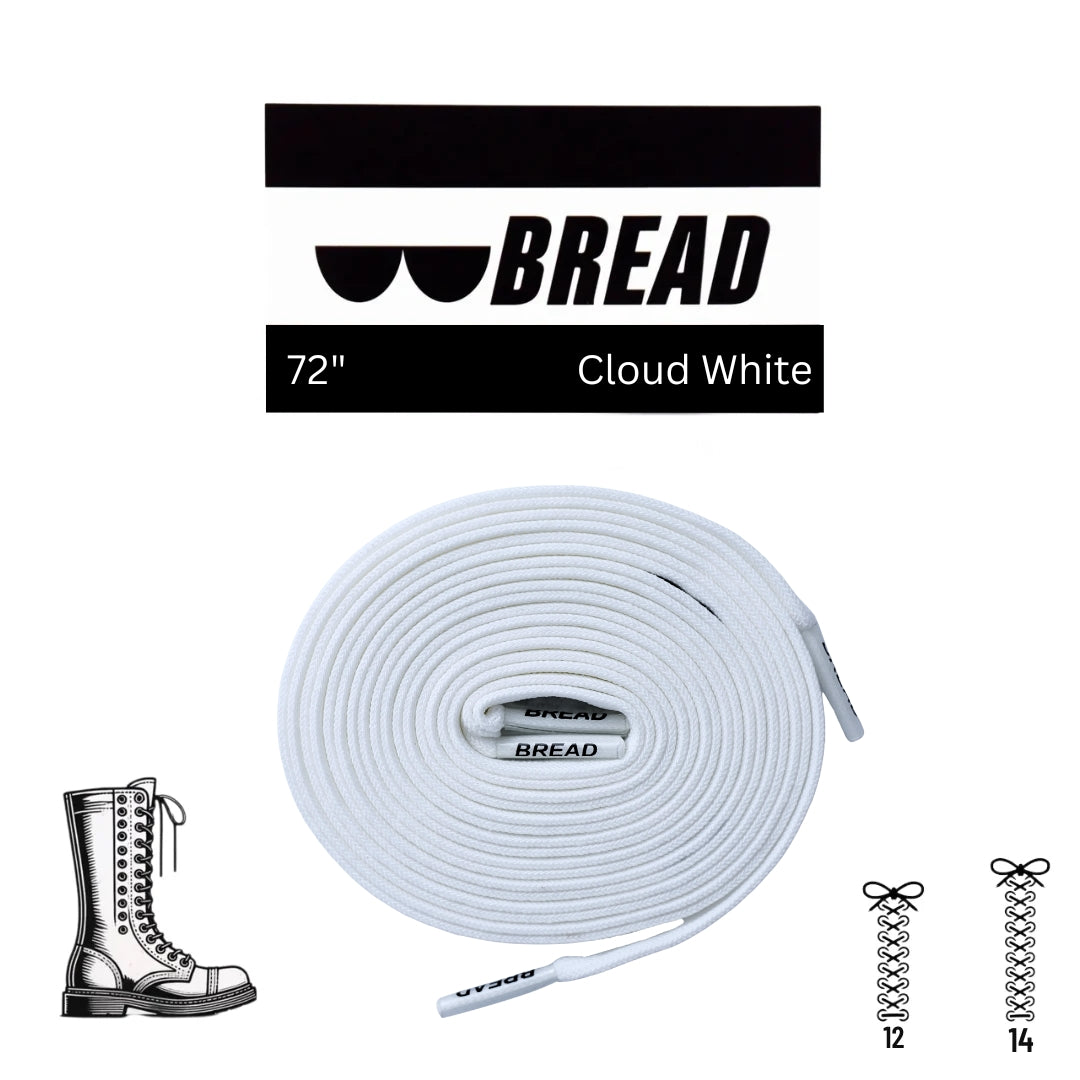 Cloud White Shoelaces