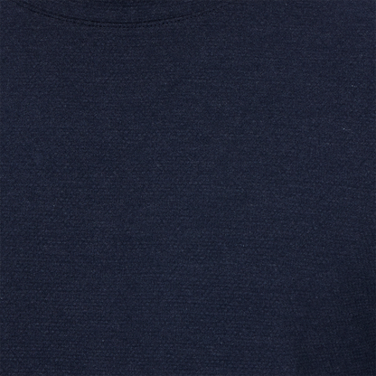 Navy blue fabric texture close-up