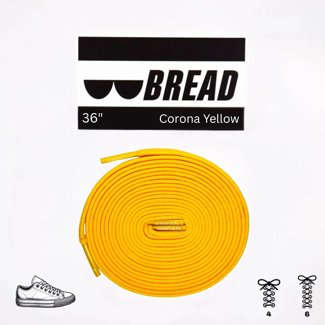 Corona Yellow Shoelaces