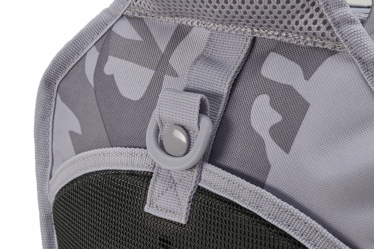 Brandit Assault Sling Bag Medium grey camo close up