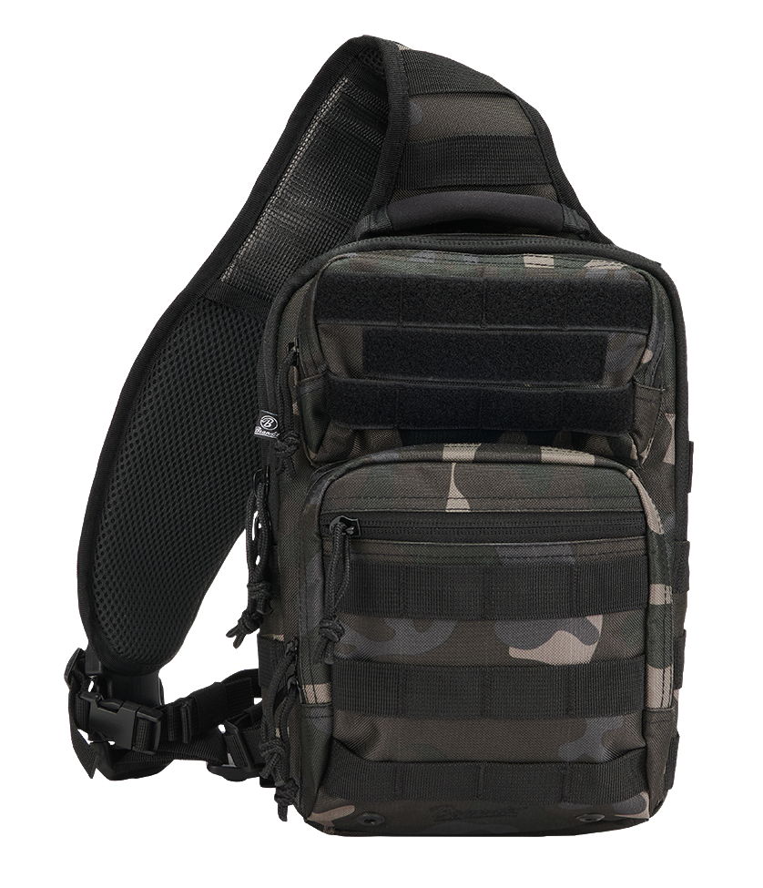 Brandit Assault Sling Bag Medium dark camo