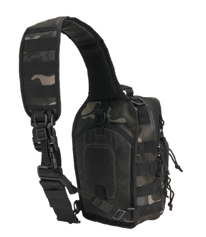 Brandit Assault Sling Bag Medium dark camo strap