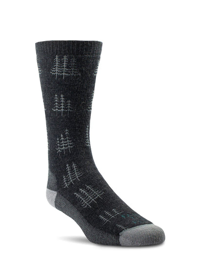 Pine Tree Everyday Full Cushion Medium Weight Crew Sock
