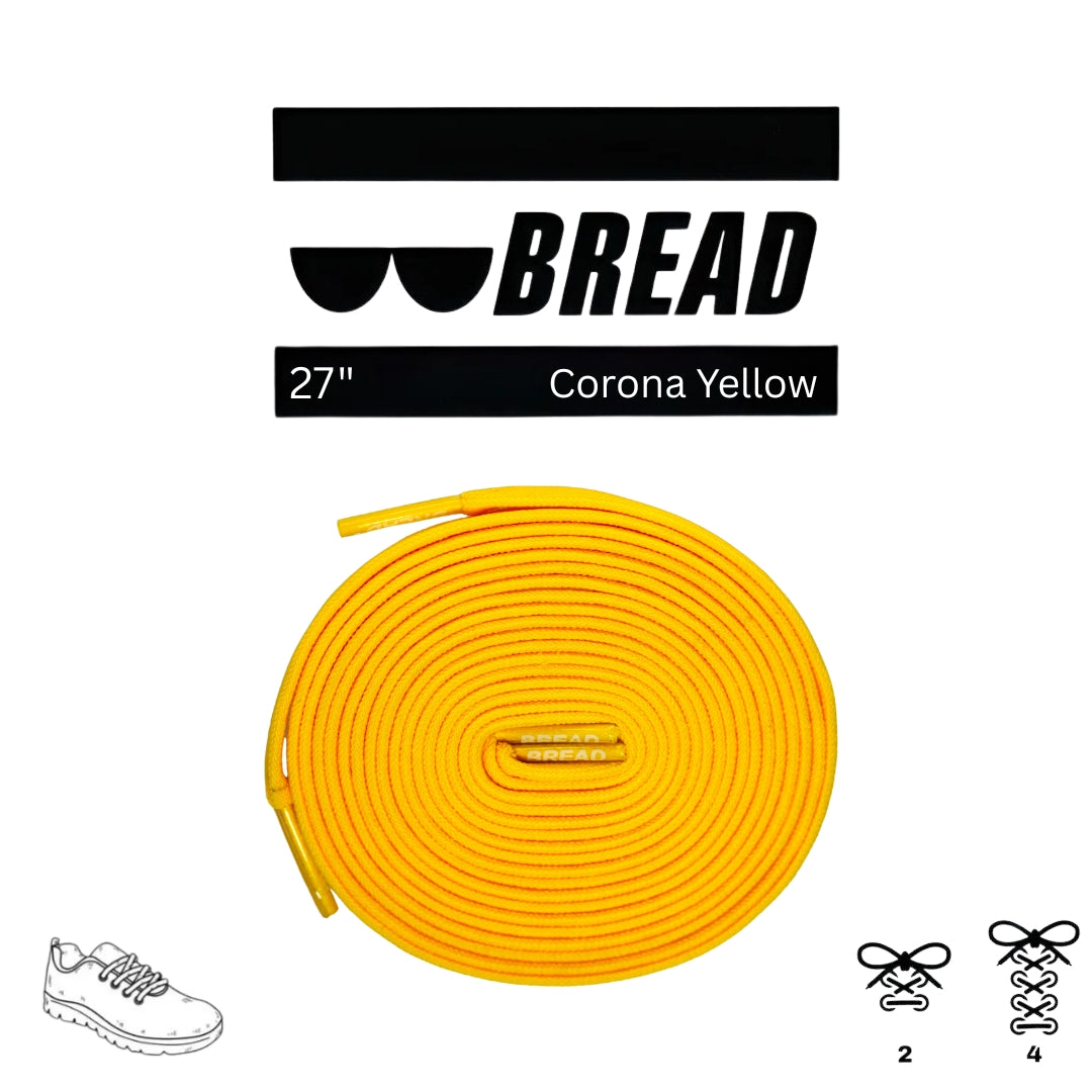 Corona Yellow Shoelaces