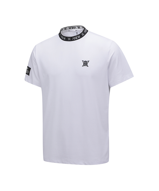 White Men's ANEW Golf Polo Shirt front