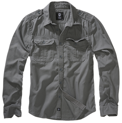 Brandit Rugged Shirt Long Sleeve black