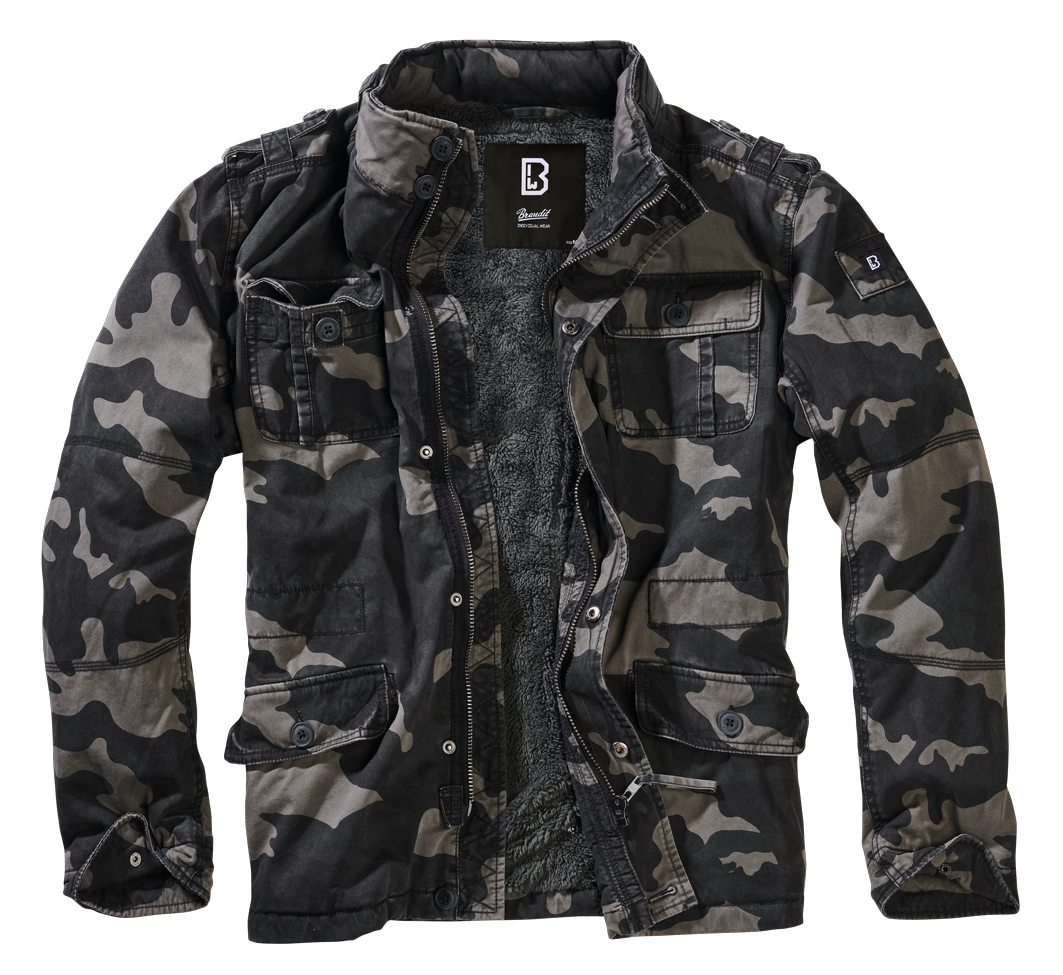 Brandit Sherpa-lined Military Jacket camo