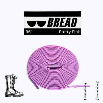 Pink Stretch Shoelaces