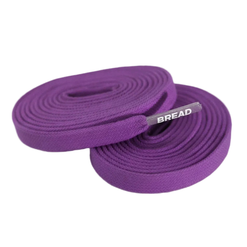 Bread Purple Elastic Shoelaces