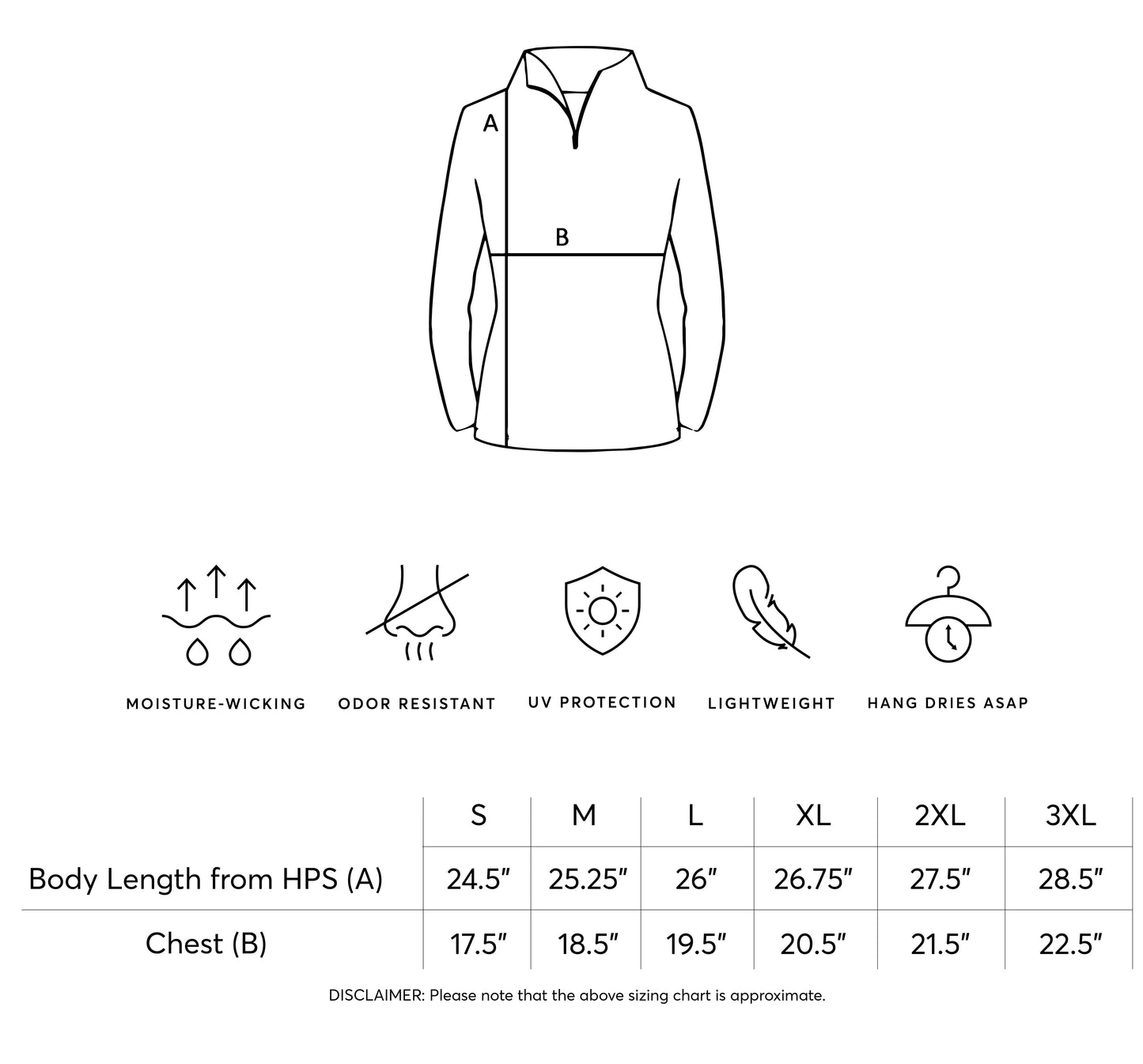 Women's Quarter Zip Long Sleeve Pullover