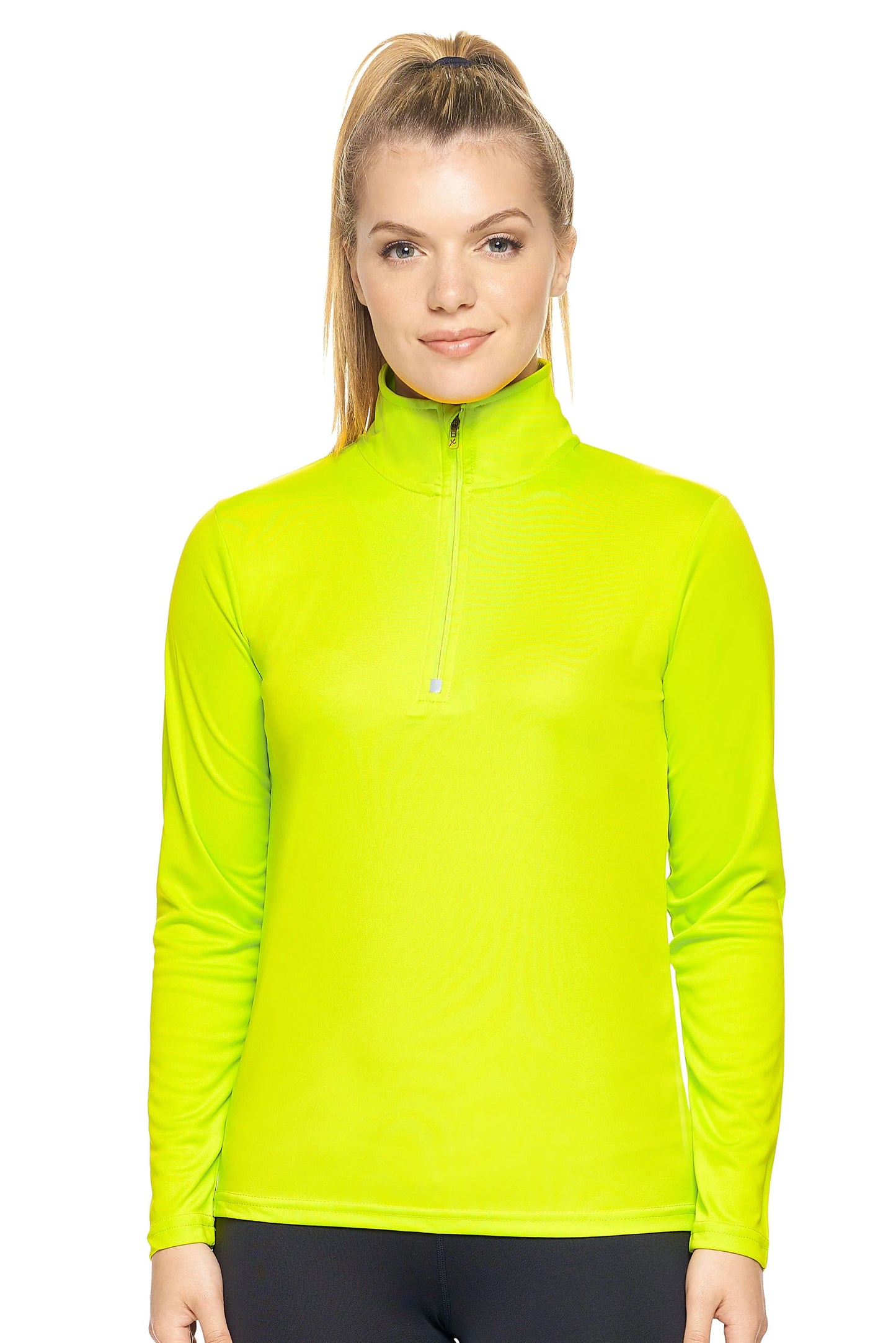 Women's Quarter Zip Long Sleeve Pullover