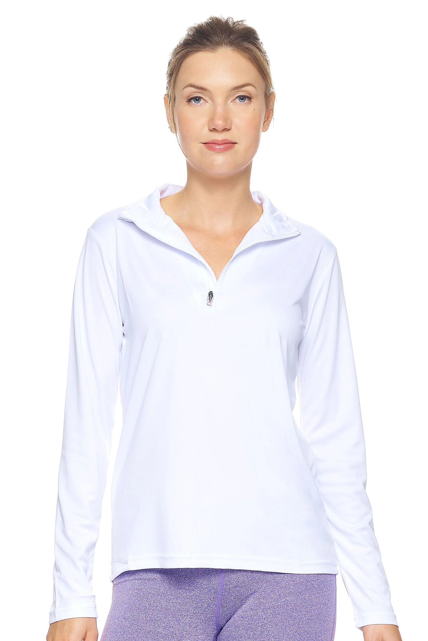 Women's Quarter Zip Long Sleeve Pullover