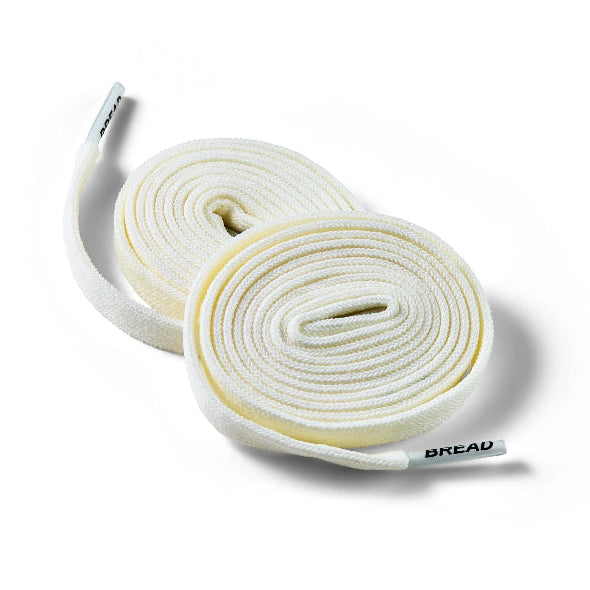 Bread Cream White Shoelaces