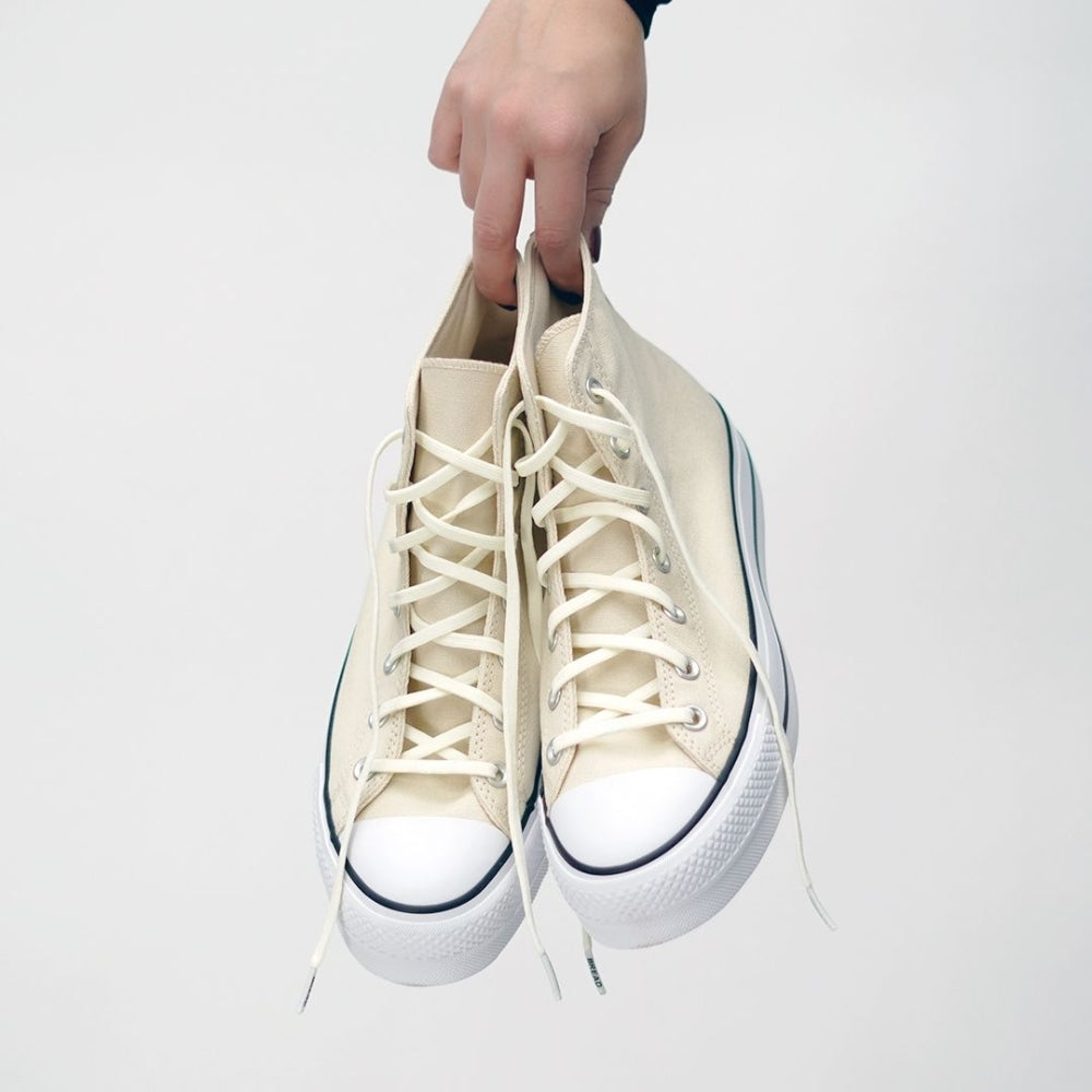Bread Cream White Shoelaces