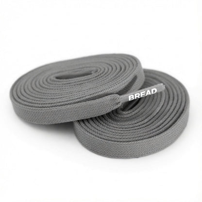 Gray Stretch Shoelaces