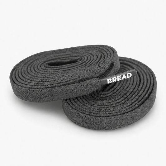 Bread Charcoal Grey Shoelaces
