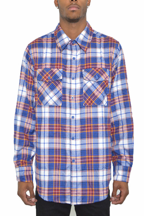 Men's Flannel Button Up Shirt
