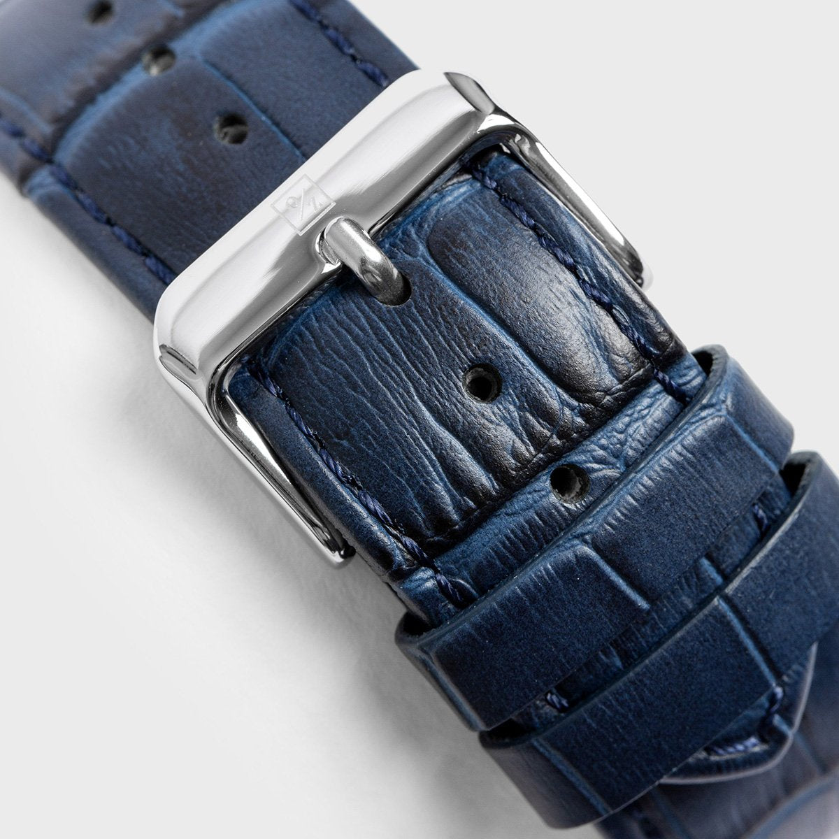 Men's Luxury Chronograph Leather Band Watch blue