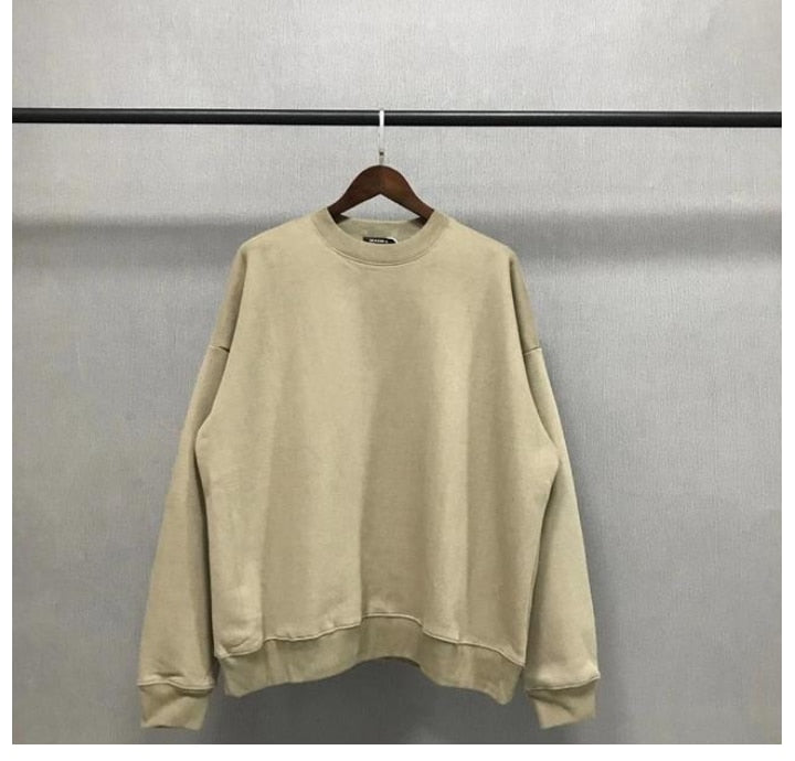 Oversized Pullover Hoodie tan