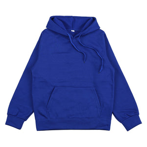 Basic Pullover Hoodie bright blue
