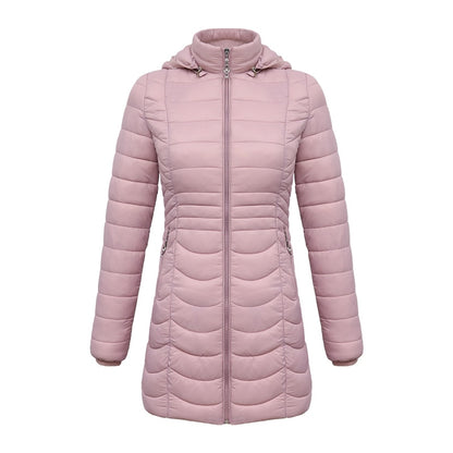 Women's Heavy Winter Puffer Jacket pink