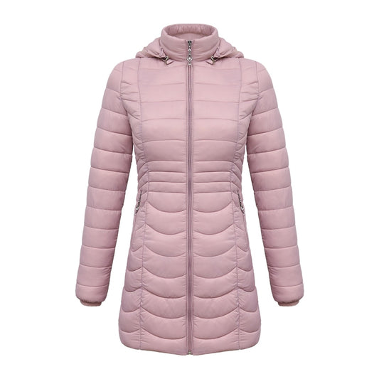 Women's Heavy Winter Puffer Jacket pink