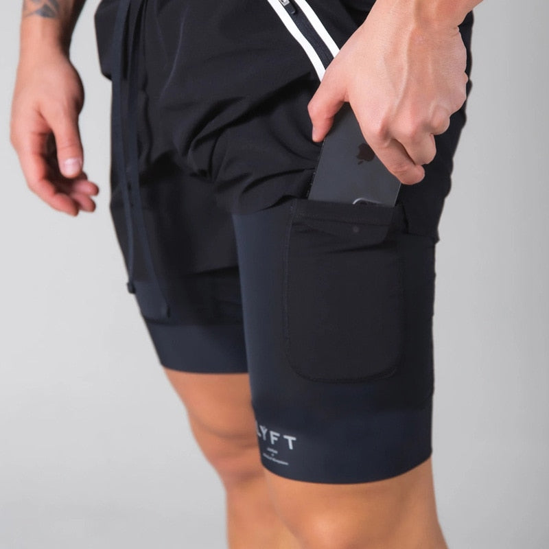 Gym & Running Weather Resistant Shorts black