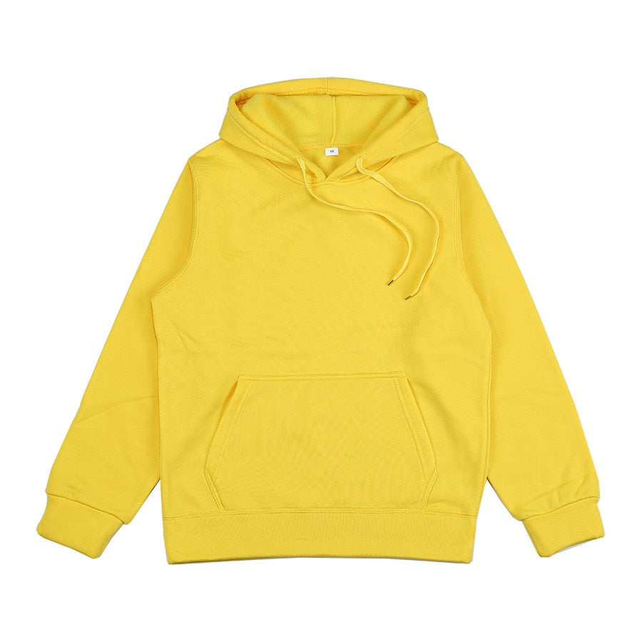 Basic Pullover Hoodie yellow