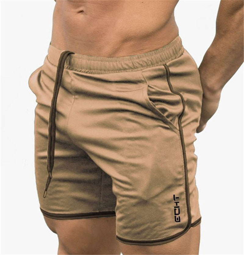 Men's Water Resistant Quick Dry Gym Shorts khaki