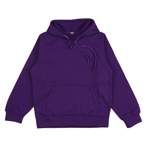 Basic Pullover Hoodie purple